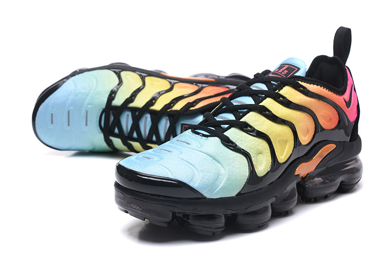 Men Nike Air Max TN Plus Jade Blue Black Yellow Shoes